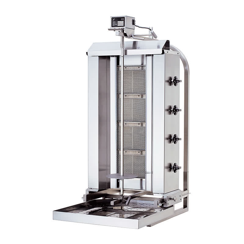 Kalitegaz KLG221HG Döner Ocağı, 4 Radyanlı, Gazlı, Üstten Motorlu, Hareketli Gövde — Kalitegaz