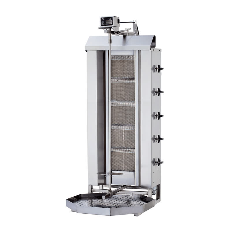 Kalitegaz KLG222 Döner Ocağı, 5 Radyanlı, Gazlı, Üstten Motorlu — Kalitegaz