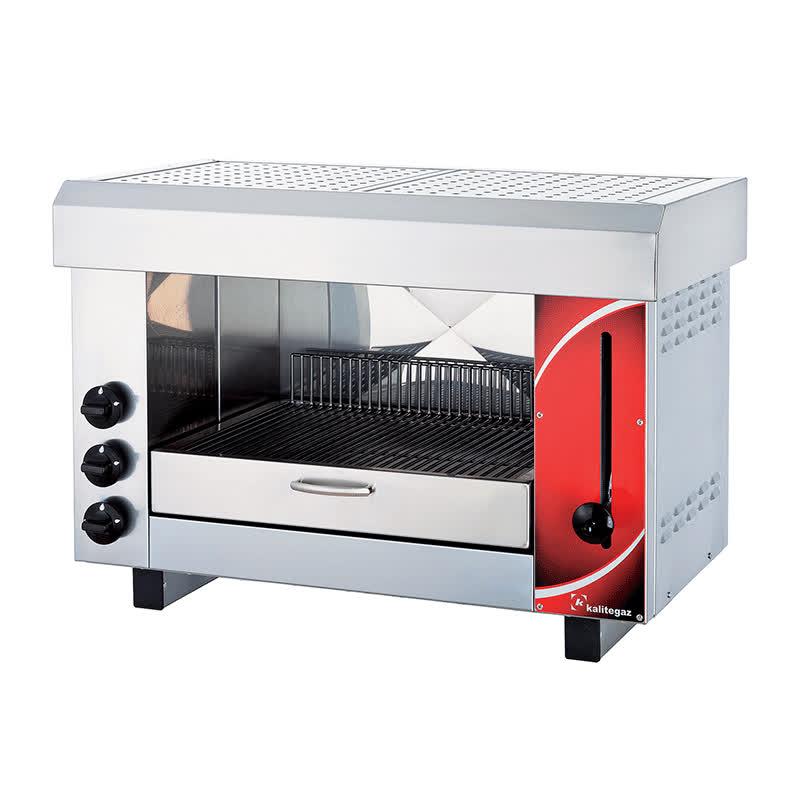 Kalitegaz KLG303 Salamender Pita Fırını, 3 Radyanlı, Gazlı — Kalitegaz