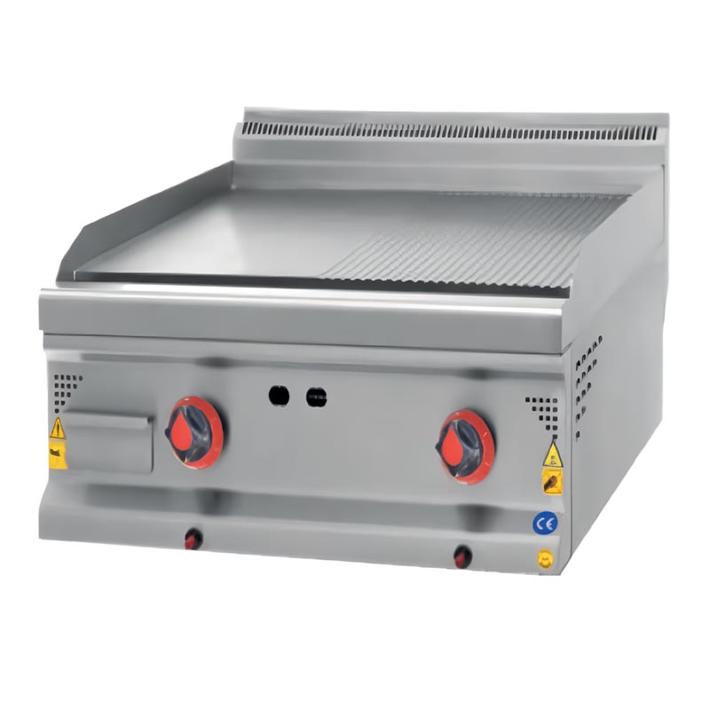 Karacasan 600 Seri Yarı Oluklu Izgara, 60x60x30 cm, Doğalgazlı — Karacasan