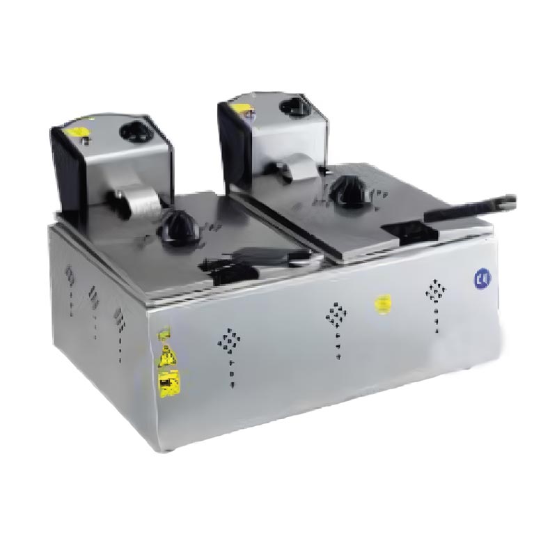 Karacasan Ekonomik Fritöz, 8+8 L, Elektrikli — Karacasan