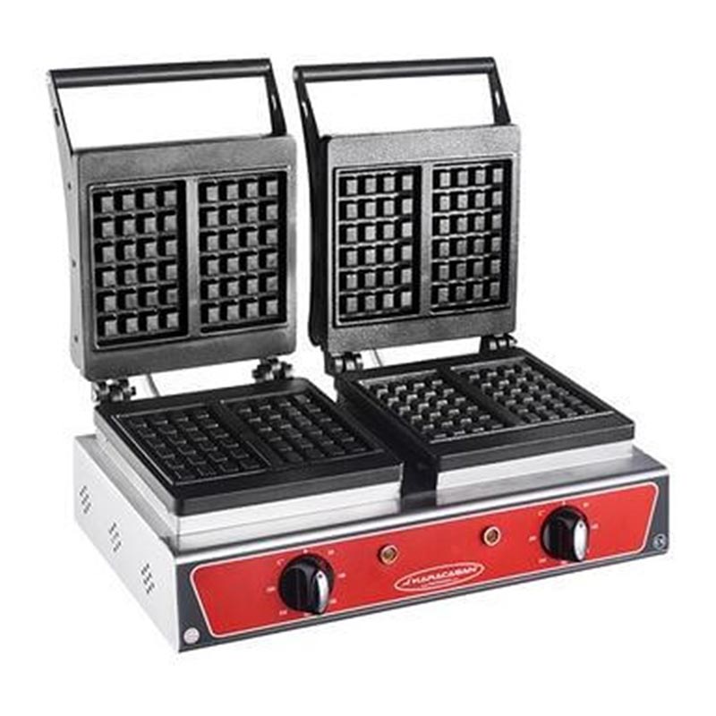 Karacasan Kare Waffle Makinesi, Çiftli, Elektrikli — Karacasan