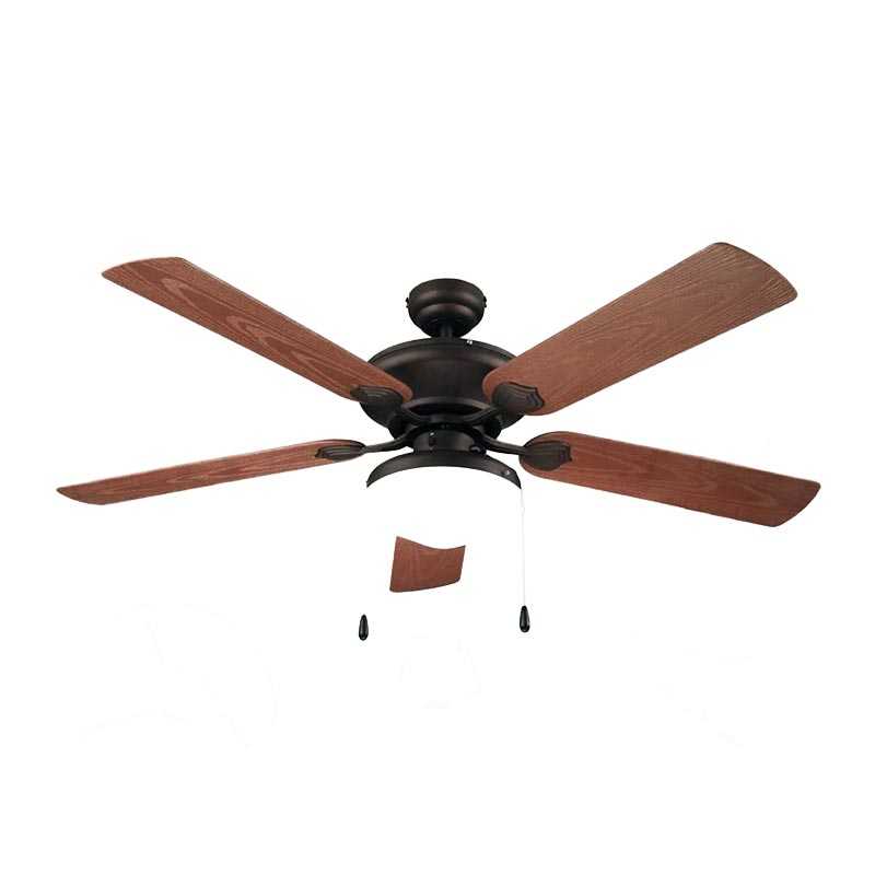 Kaşkar - Taflan D52052 Tavan Vantilatörü, 132 cm, Kahverengi — Taflan