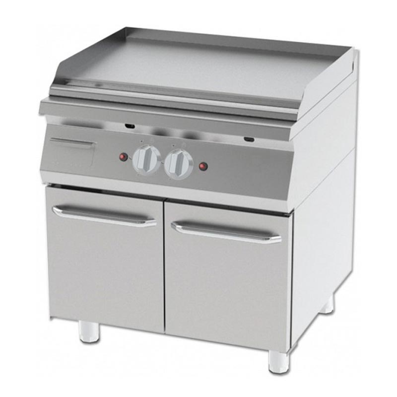 Kayalar 700 Seri Dolaplı Düz Pleyt Izgara, 80x74x85 cm, LPG+Doğalgazlı — Kayalar