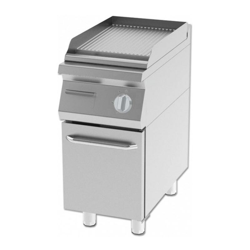 Kayalar 700 Seri Dolaplı Oluklu Pleyt Izgara, 40x74x85 cm, Elektrikli — Kayalar