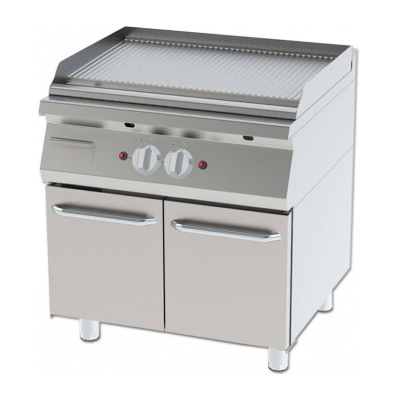 Kayalar 700 Seri Dolaplı Yarı Oluklu Izgara, 80x74x85 cm, LPG+Doğalgazlı — Kayalar