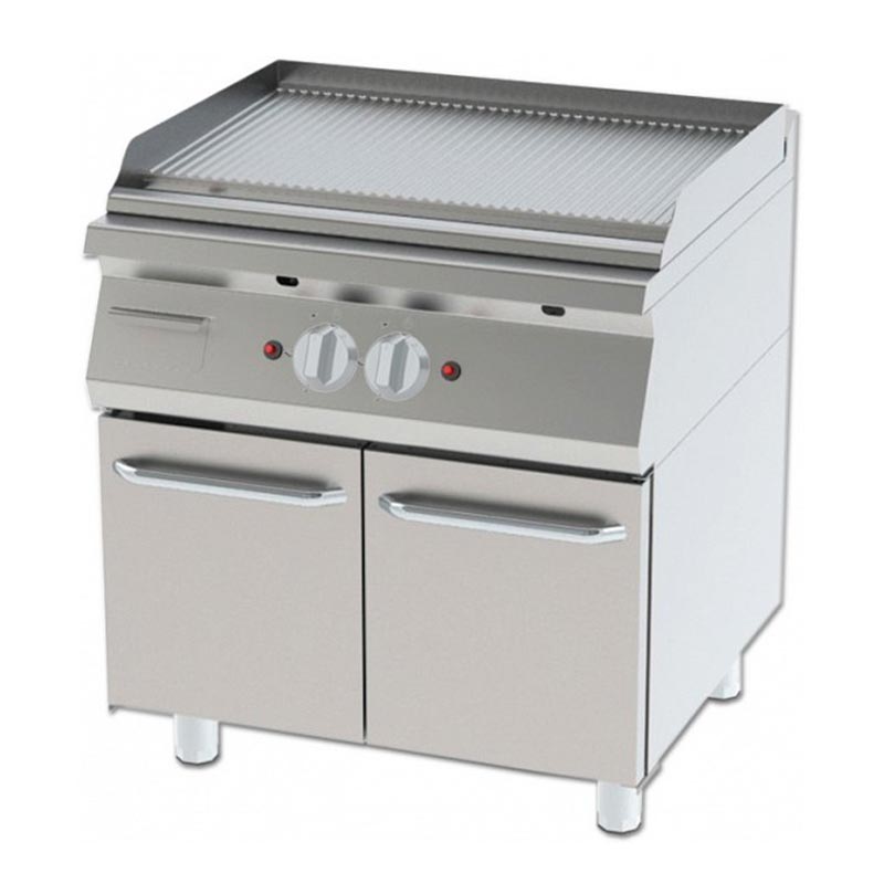 Kayalar 900 Seri Dolaplı Oluklu Izgara, 80x93x85 cm, LPG+Doğalgazlı — Kayalar