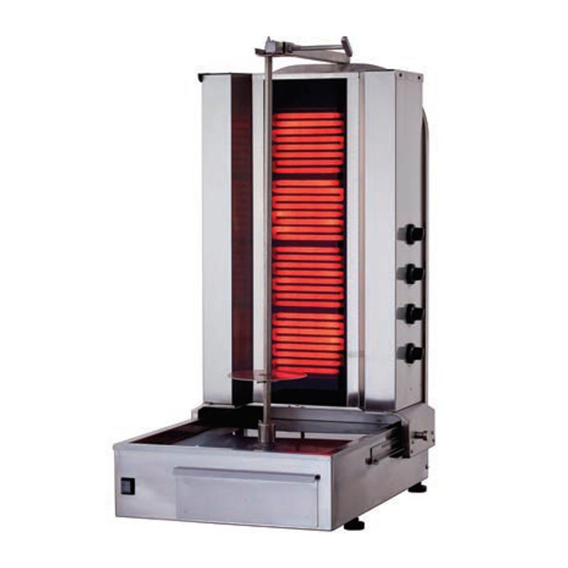 Kayalar Alttan Motorlu Döner Ocağı, Camlı, 4 Radyanlı, Elektrikli — Kayalar