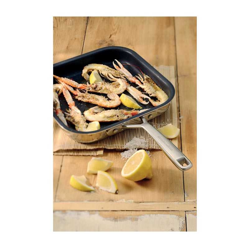 KitchenAid 3-Ply Izgara Tava, Yapışmaz, Kaplama, Kare, 25x25 cm — KitchenAid — Görsel 2