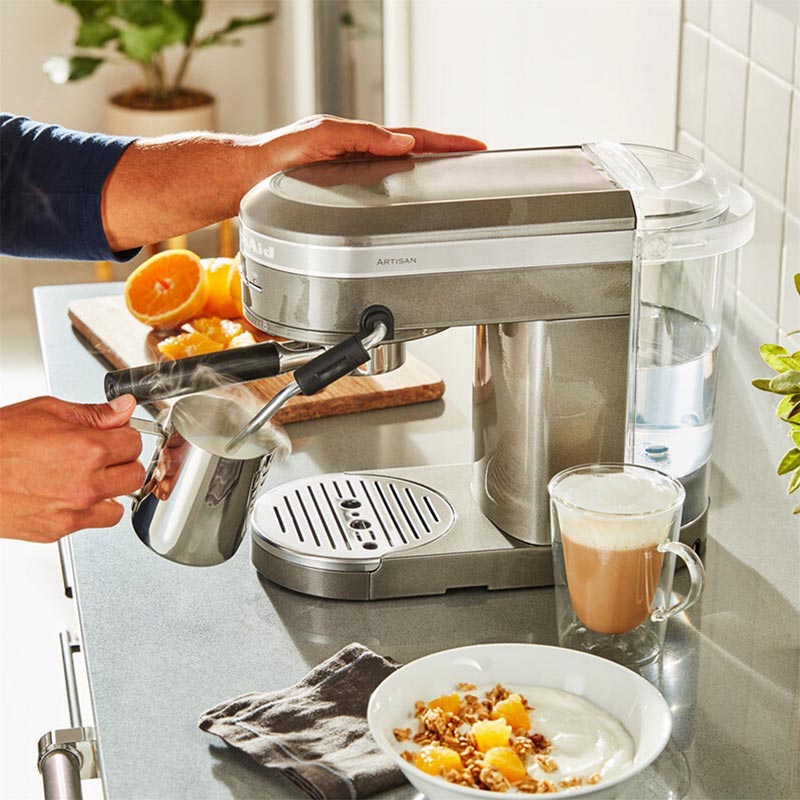 Kitchenaid 5KES6503EMS Artisan Proline Espresso Kahve Makinesi, Gri — KitchenAid — Görsel 5