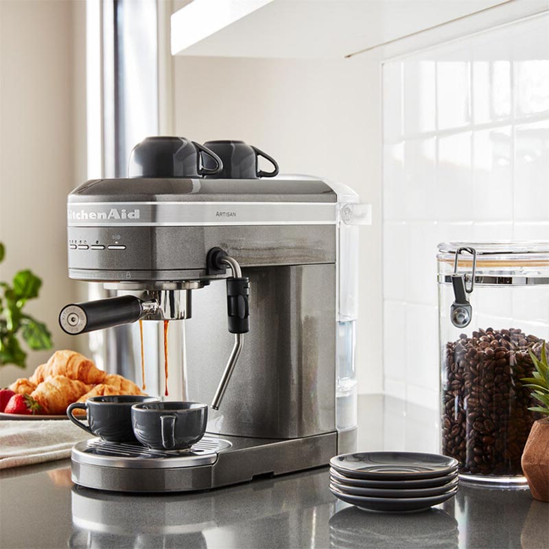 Kitchenaid 5KES6503EMS Artisan Proline Espresso Kahve Makinesi, Gri — KitchenAid — Görsel 6