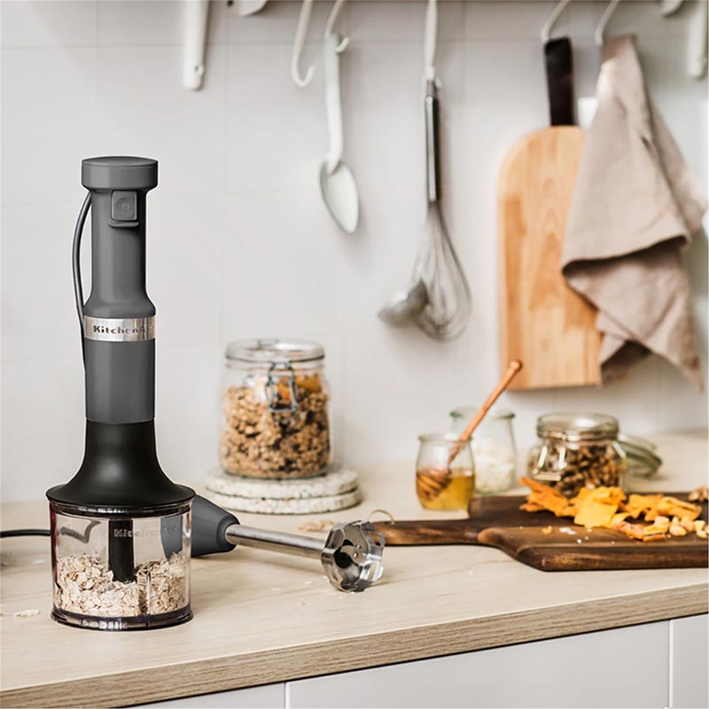 KitchenAid 5KHBV83EDG Aksesuarlı El Blenderi, Kömür Gri — KitchenAid — Görsel 4