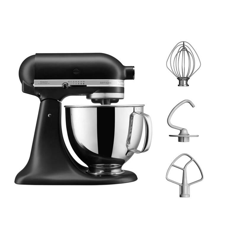 KitchenAid 5KSM125EBM Artisan Stand Mikser, 4.8 L, Mat Siyah — KitchenAid — Görsel 2