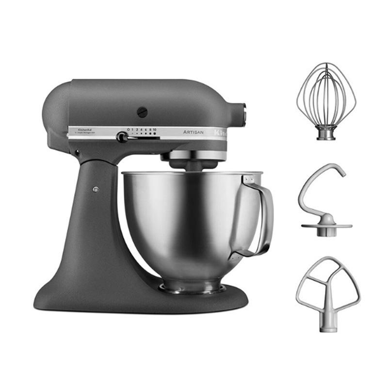 KitchenAid 5KSM156HBEGR Artisan Stand Mikser, 4.8 L, Gri — KitchenAid — Görsel 3