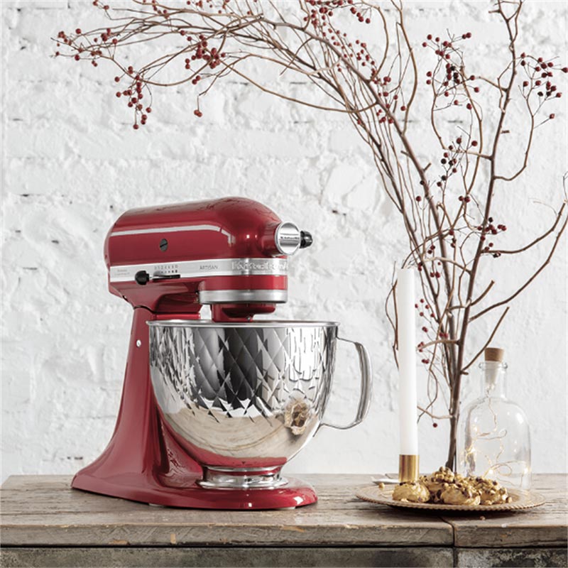 KitchenAid 5KSM156QPECA Artisan Stand Mikser Gümüş Kase, 4.8 L, Elma Şekeri — KitchenAid — Görsel 3