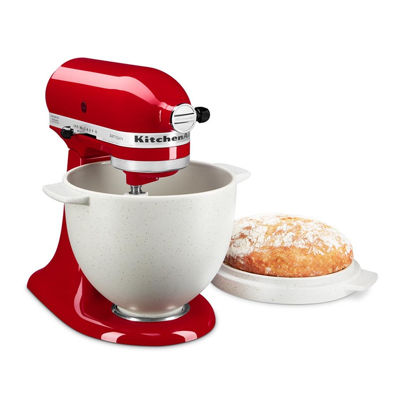 KitchenAid 5KSM2CB5BGS Classic 4.8 L Pişirici Kapaklı Ekmek Kasesi, Beyaz — KitchenAid — Görsel 6