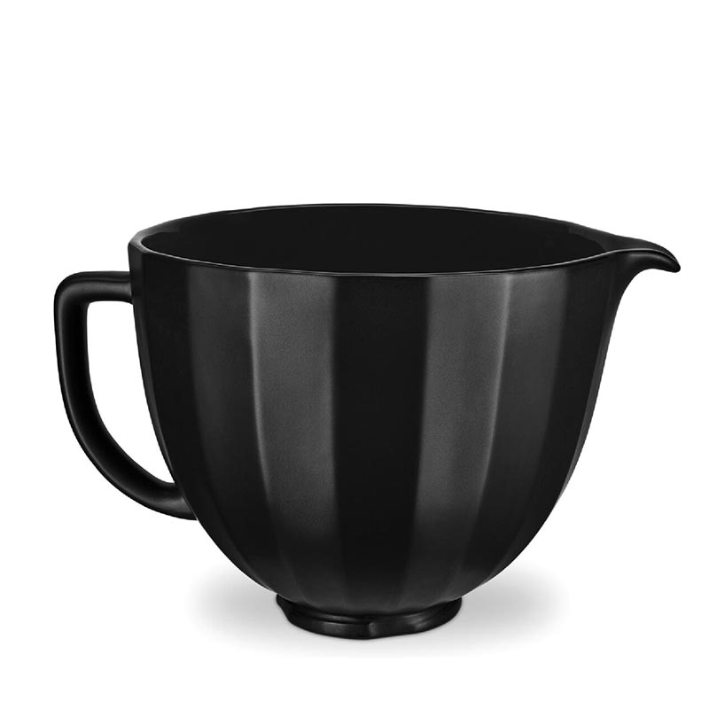KitchenAid 5KSM2CB5PBS 4.8 L Stand Mikser için Seramik Kase, Siyah — KitchenAid