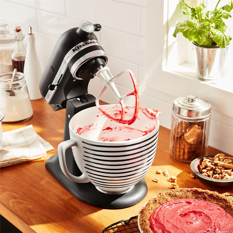 KitchenAid 5KSM2CB5PHS Classic 4.8 L Gövde için Seramik Karıştırma Kasesi, Beyaz — KitchenAid — Görsel 2