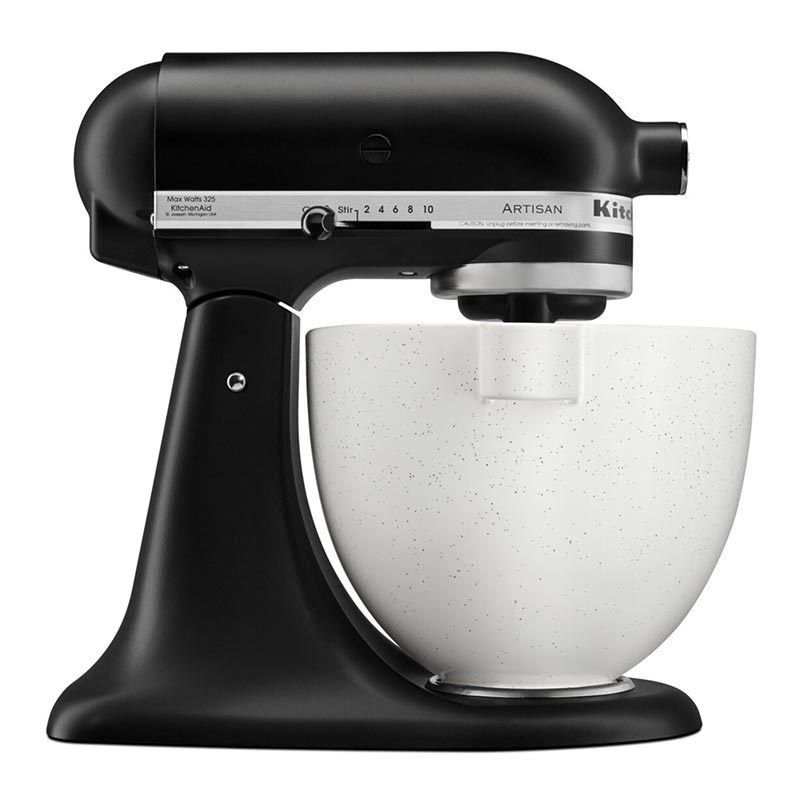 KitchenAid 5KSM2CB5PSS Classic 4.8 L Gövde için Seramik Karıştırma Kasesi, Benekli Taş — KitchenAid — Görsel 3