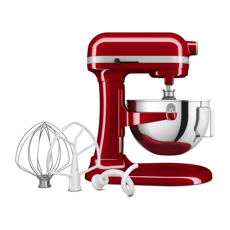KitchenAid 5KSM55SXX Ağır Hizmet Tipi Kaldırılabilir Kaseli Stand Mikser, 5.2 L, Kırmızı — KitchenAid — Görsel 6