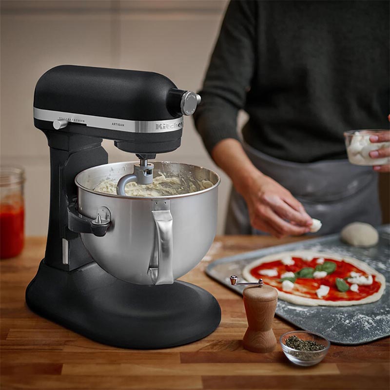 KitchenAid 5KSM60SPXEBM Artisan Kaldırılabilir Kaseli Stand Mikser, 5.6 L, Mat Siyah — KitchenAid — Görsel 6