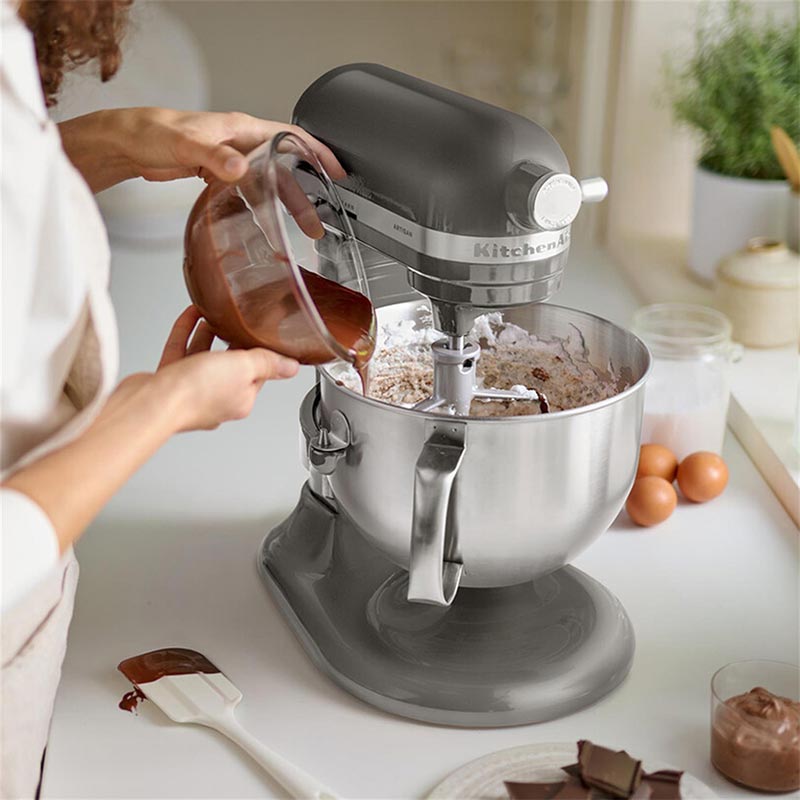 KitchenAid 5KSM60SPXECU Artisan Kaldırılabilir Kaseli Stand Mikser, 5.6 L, Gri — KitchenAid — Görsel 3