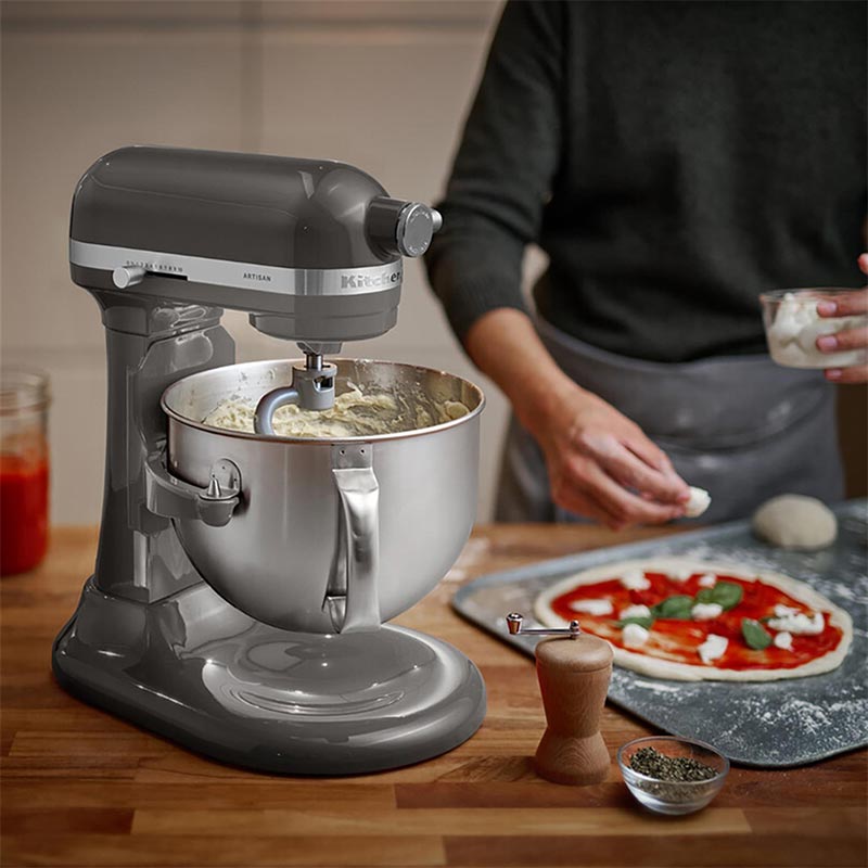 KitchenAid 5KSM60SPXECU Artisan Kaldırılabilir Kaseli Stand Mikser, 5.6 L, Gri — KitchenAid — Görsel 5