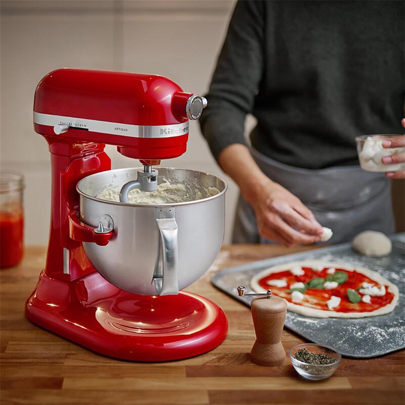 KitchenAid 5KSM60SPXEER Artisan Kaldırılabilir Kaseli Stand Mikser, 5.6 L, İmparatorluk Kırmızısı — KitchenAid — Görsel 5