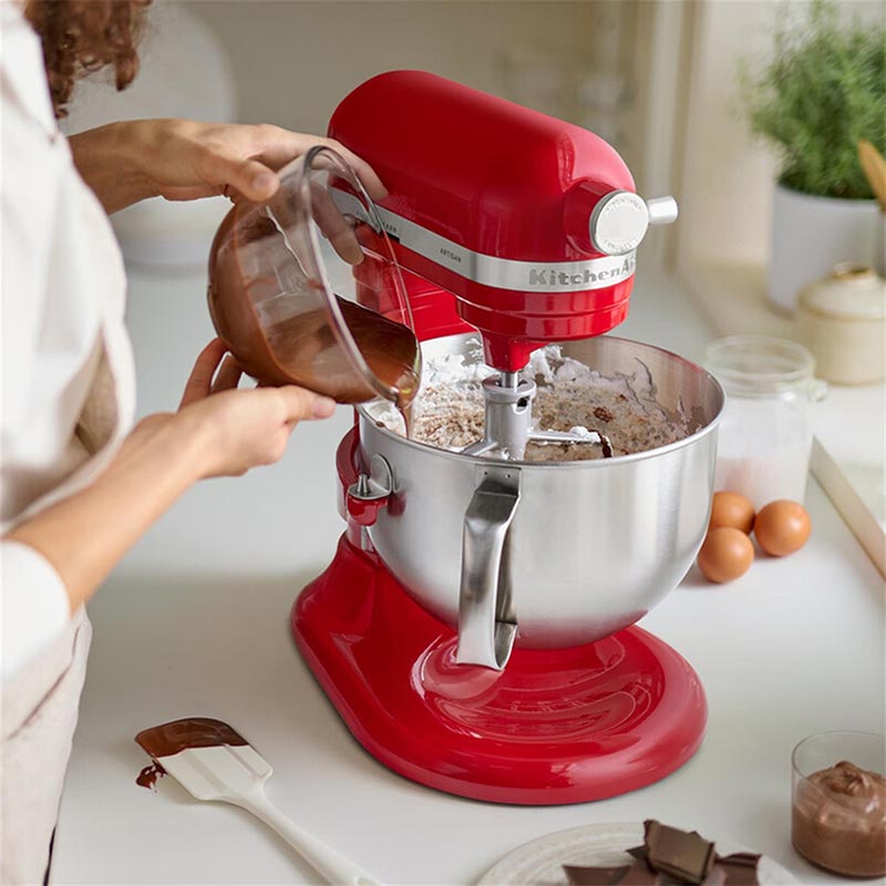 KitchenAid 5KSM60SPXEER Artisan Kaldırılabilir Kaseli Stand Mikser, 5.6 L, İmparatorluk Kırmızısı — KitchenAid — Görsel 6