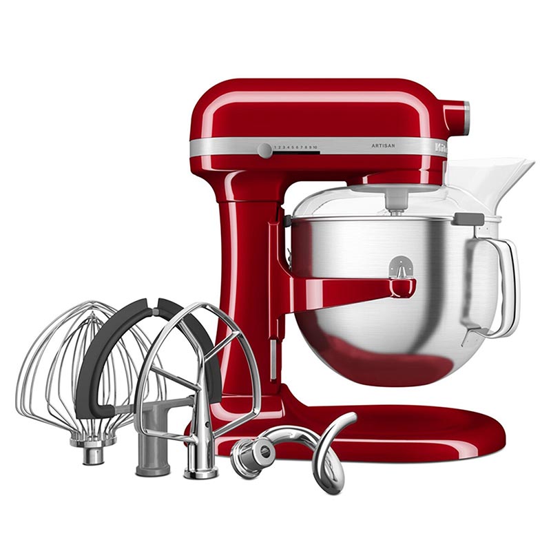 KitchenAid 5KSM70SHXEER Artisan Kaldırılabilir Kaseli Stand Mikser, 6.6 L, İmparatorluk Kırmızısı — KitchenAid — Görsel 5