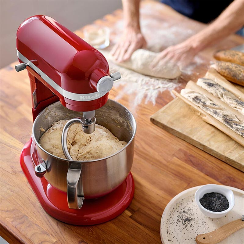 KitchenAid 5KSM70SHXEER Artisan Kaldırılabilir Kaseli Stand Mikser, 6.6 L, İmparatorluk Kırmızısı — KitchenAid — Görsel 6