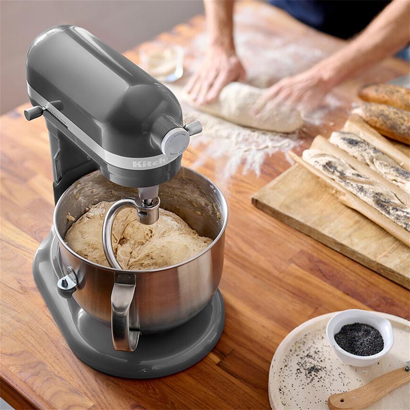 KitchenAid 5KSM70SHXEMS Artisan Kaldırılabilir Kaseli Stand Mikser, 6.6 L, Gri — KitchenAid — Görsel 6