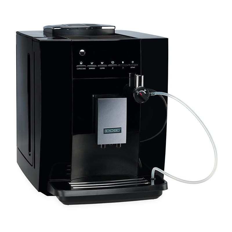 Konchero KLM1604B Süper Otomatik Espresso Kahve Makinesi, Siyah — Konchero
