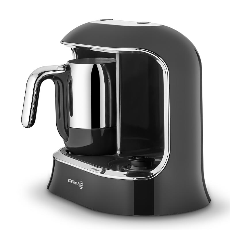 Korkmaz A861-01 Kahvekolik Türk Kahvesi Makinesi, 2'li, Siyah — Korkmaz — Görsel 3