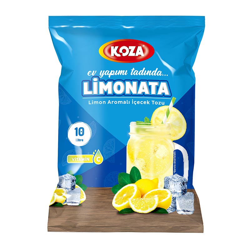 Koza Soğuk Şerbetlik Limonata Tozu, 450 gr — Koza