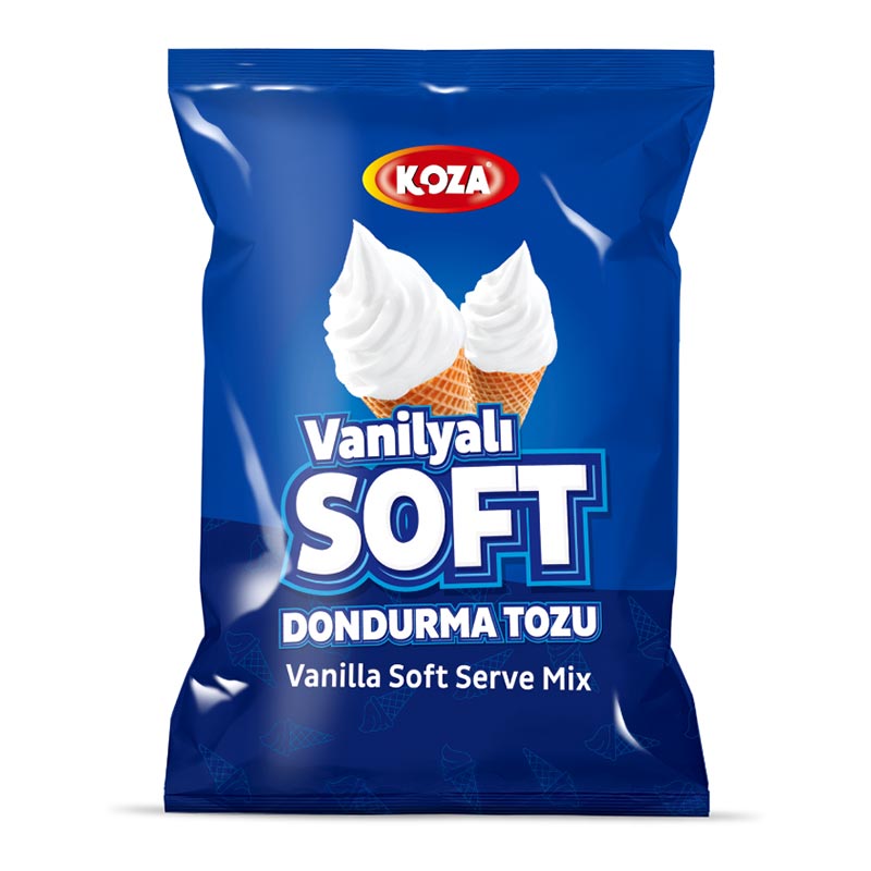 Koza Vanilyalı Soft Dondurma Tozu, 1250 gr — Koza