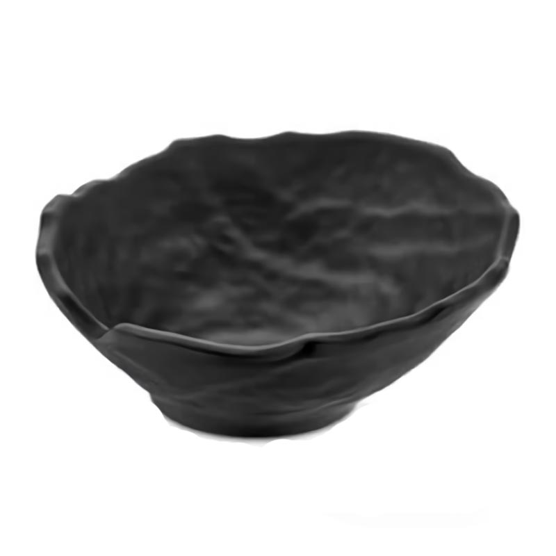 Külsan Thermoset Eğimli Kase, 28.2x27.5 cm, 1100 ml, Siyah — Külsan Thermoset