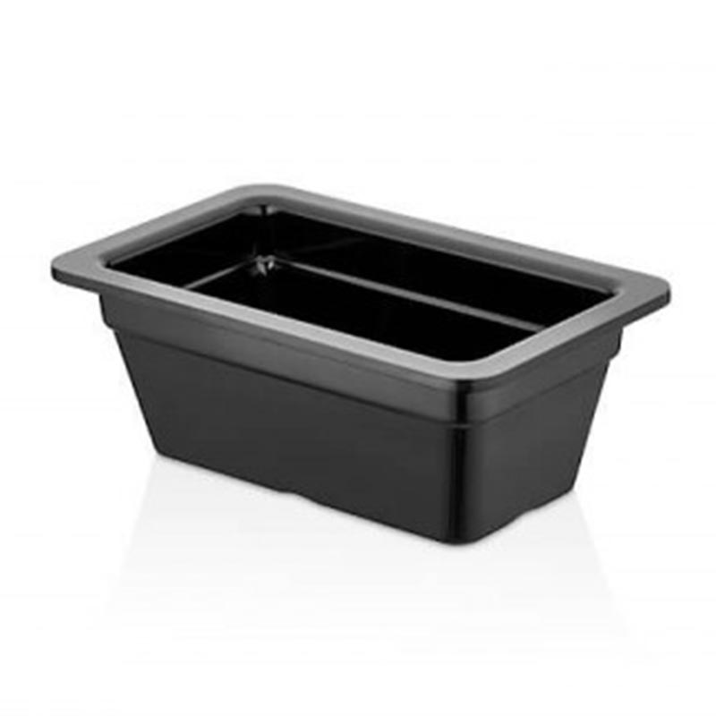 Külsan Thermoset GN 1/4-100 mm Gastronorm Küvet, 2 L, Siyah — Külsan Thermoset