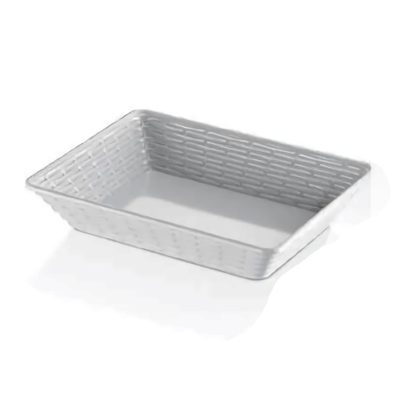 Külsan Thermoset Hena Ekmek Sepeti, 37x27 cm, Beyaz — Külsan Thermoset