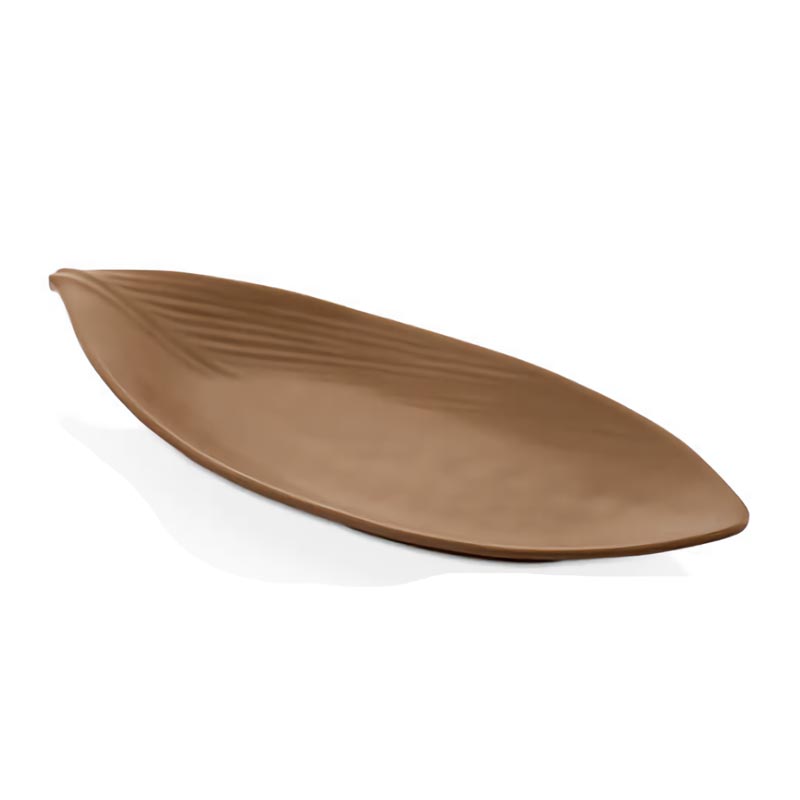 Külsan Thermoset Leaf Tabak, 36.5x15.5 cm, Sütlü Kahve — Külsan Thermoset