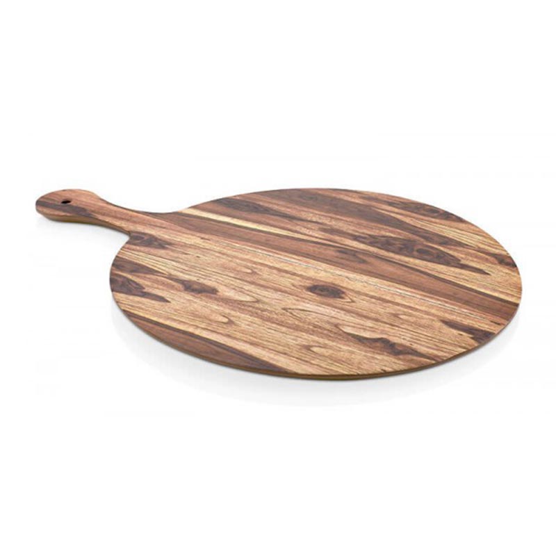 Külsan Thermoset Pano, Ağaç Efektli, Yuvarlak, Kulplu, 35 cm — Külsan Thermoset