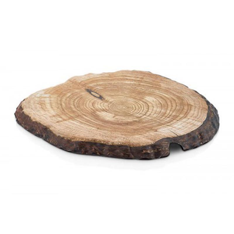 Külsan Thermoset Pano, Ağaç Efektli, Yuvarlak, 33x30 cm — Külsan Thermoset