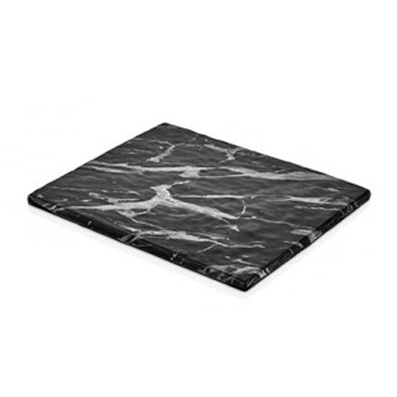 Külsan Thermoset Pano, Mermer Görünümlü, GN 1/2, 26.5x32.5 cm, Siyah — Külsan Thermoset
