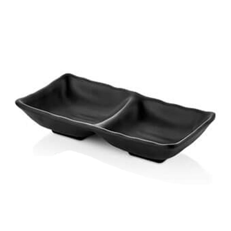 Külsan Thermoset Ramekin, Çiftli, 17.5x8.7 cm, 2x68 ml, Siyah — Külsan Thermoset