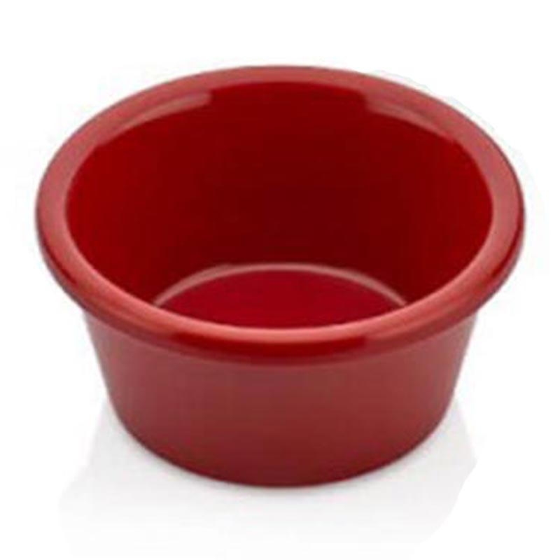 Külsan Thermoset Ramekins, Minimal, 7 cm, 4 cm Yükseklik, 60 ml, Kırmızı — Külsan Thermoset