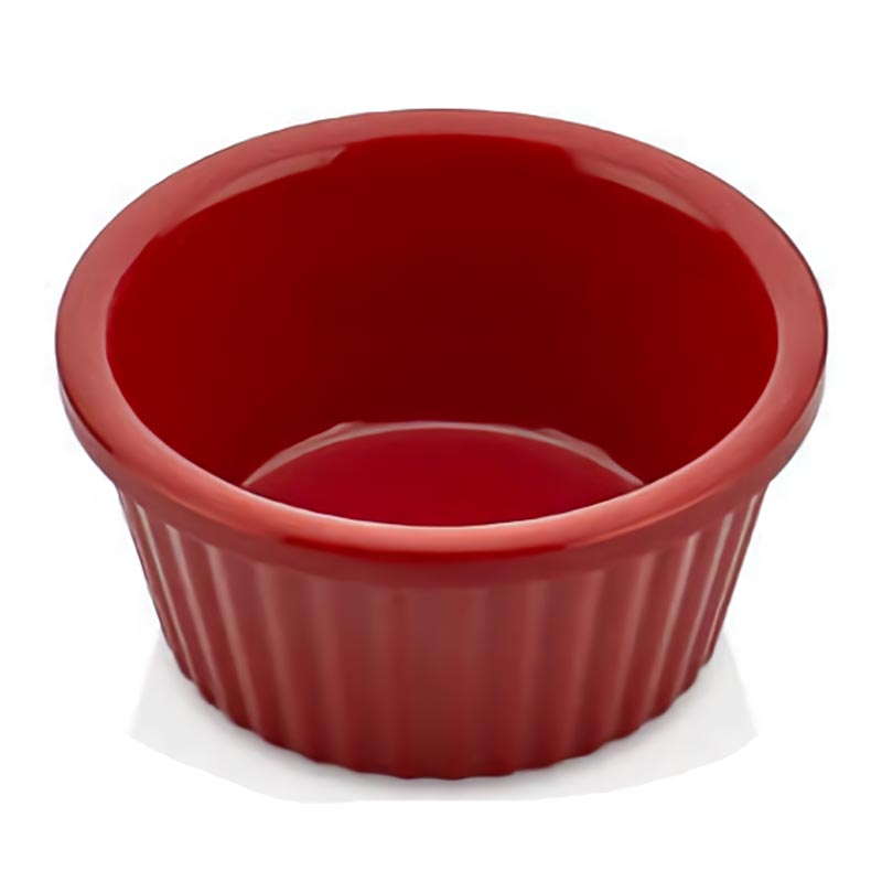 Külsan Thermoset Ramekins, Minimal, 5.8 cm, 30 ml, Kırmızı — Külsan Thermoset