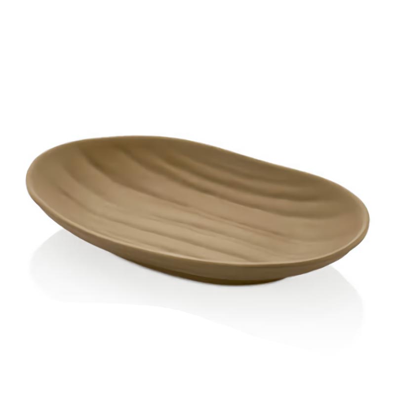 Külsan Thermoset Tabak, Elips, 18.3x11.5 cm, Sütlü Kahve — Külsan Thermoset