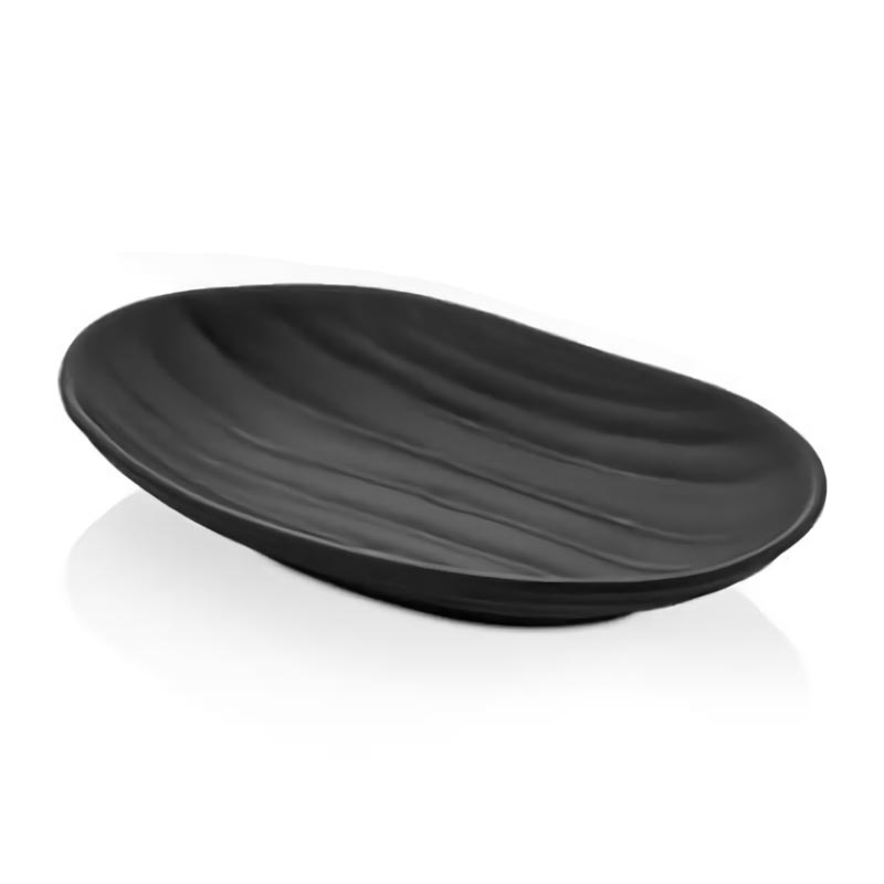 Külsan Thermoset Tabak, Elips, 18.3x11.5 cm, Siyah — Külsan Thermoset
