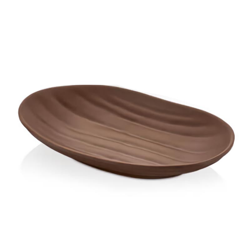 Külsan Thermoset Tabak, Elips, 23x14.5 cm, Kahverengi — Külsan Thermoset