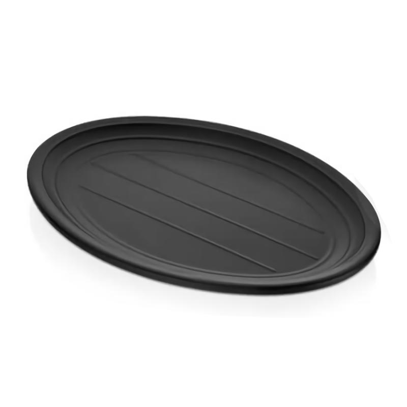 Külsan Thermoset Tabak, Oval, 22.5x15 cm, Siyah — Külsan Thermoset